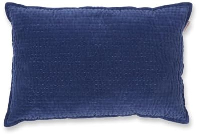PiP Studio Velvet Sky Zierkissen - 40x60 cm - - Dunkelblau