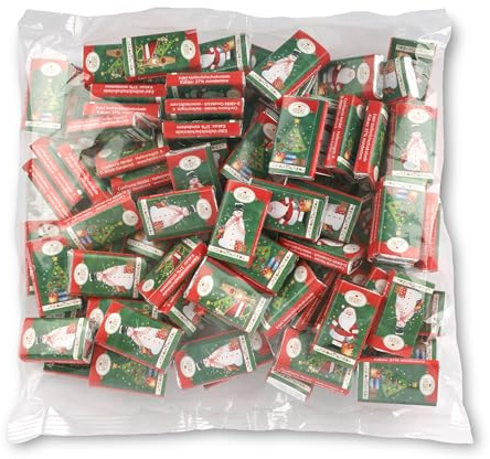 Heidel Napolitains Christmas Time Beutel (240g) – Feinste Vollmilchschokolade mit Nougatcremefüllung – Einzeln Verpackt – Weihnachts-Schokolade in Festlichem Design – Ideal für Geschenke