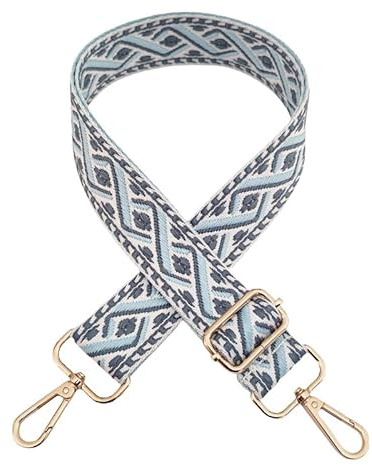 YKAFADE Boho Verstellbar Schultergurt für Taschen Schulterriemen Umhängegurt Herren Taschenriemen Damen Zubehör Breiter Riemen Schulterriemen für Damen Herren, DIY Zubehör für Tasche