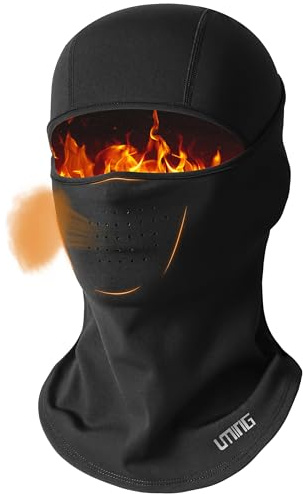 Unning Sturmhaube Herren Winter Winddicht Sturmmaske Warme Balaclava Skimaske für Outdoorsports Fahrrad Motorrad Skifahren