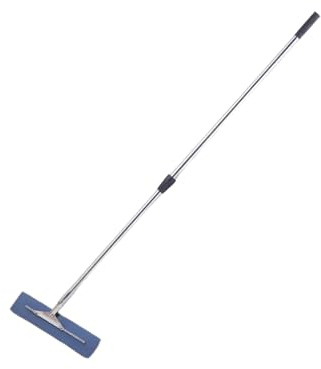 Cazzuola For Cemento,Cazzuola For Cemento In Acciaio Inossidabile,Rastrello Autolivellante,Con Barra Filettata Regolabile,For Livellamento E Finitura Del Cemento(50x240cm)