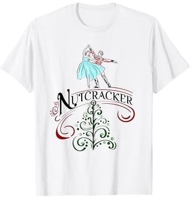 Lo Schiaccianoci Balletto Albero di Natale Vacanze D Maglietta