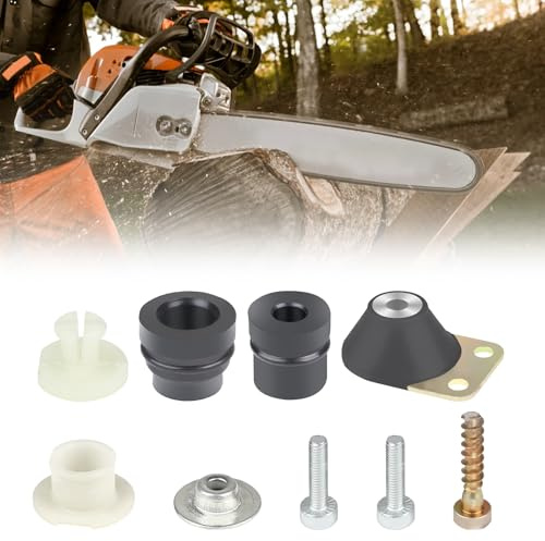LALAGO 9 Pcs Amortiguadores de Vibración, Anillos de Goma para Sopladores Stihl 026 024 MS240 MS260, Piezas de Repuesto de Amortiguadores, Set de Goma Antivibración Soporte de Amortiguador de Repuesto