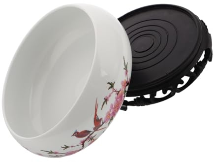 Toyvian Pot De Jonquille en Céramique Bol De Jardinière en Porcelaine Bol De Plante en Céramique avec Support