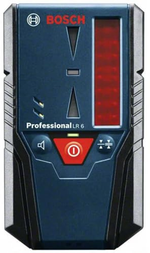 Bosch Professional Laserempfänger LR 6 | roter Strahl, 2 x AAA Batterien, Reichweite: 5 - 50 m