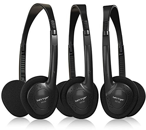 Behringer HO 66 Stereo Headphones 3-Multipack