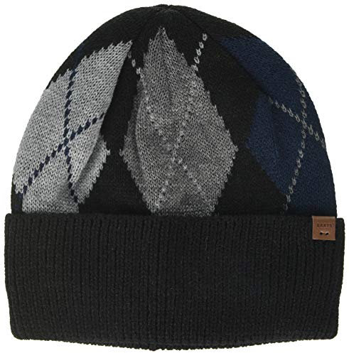 Barts Herren Guer Beanie Baskenmütze, Schwarz (Black 0001), One Size (Herstellergröße: Uni)