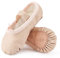Ballet Shoes Leather Ballet Flats Full Sole Dance Slippers for Girls Toddlers Women Beige 10.5 UK Child