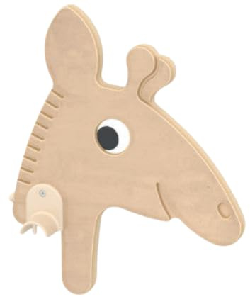 Giraffenkopf für die Schaukel/Wippe -Position für den 8 in 1 QuarttoLino® Babystuhl/Treppenstuhl