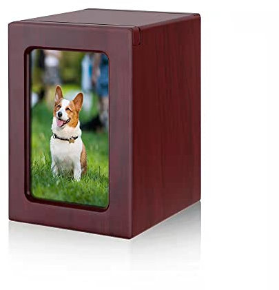NEWDREAM Cuodia : Urnes funéraires pour Chiens, Urnes pour Animaux de Compagnie, Urnes funéraires pour Chiens, boîte à Cendres pour Chiens, Urnes commémoratives en Bois