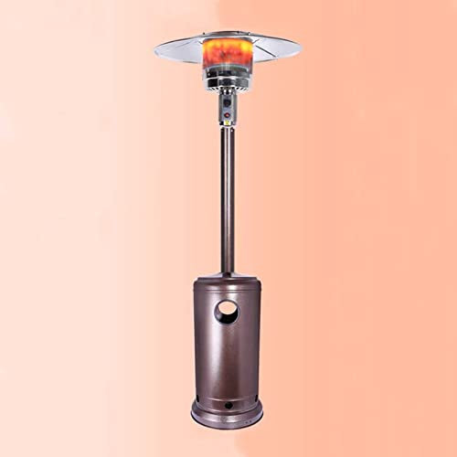 Chauffage De Patio Extérieur Très Résistant, Chauffage Au Gaz Propane pour Parapluie, Réchaud Portable Au Gaz Liquéfié, Chauffage Silencieux Et Rapide, 1300W