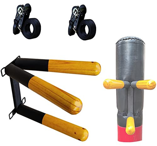 HAUTHE Wing Chun Dummy Freistehende Flügelmut -Trainingsdummy, Tragbares Chinesisches Hölzerne Federladen -Arme -Krafttraining, Gerät, für Innen- Und Sandsack In Innenräumen