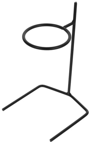 OKUMEYR Coffee Dripper Stand Black Stainless Steel Coffee Filter Holder Hand Brew Filter Cup Rack Household Brewing Accessory Compatible with