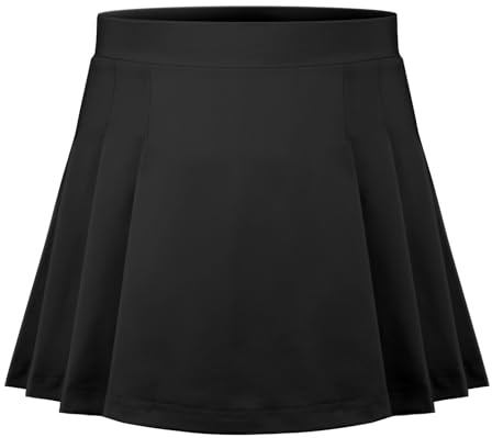 Tennisrock Mädchen Sportrock Kinder mit Hose Taschen Faltenrock Golf Skorts