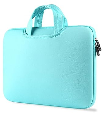Bunte und plüschige Laptoptasche für Arbeit und Unterricht Beamer Taschen (Blue, 13)