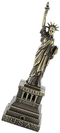 Ciieeo Statue Metallornament Schreibtischdeko Tischschmuck Landschaftsdekor Weinschrankdekor Handwerksstatue Ornamentstatue Metallhandwerk