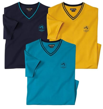 ATLAS FOR MEN - 3er-Pack T-Shirts