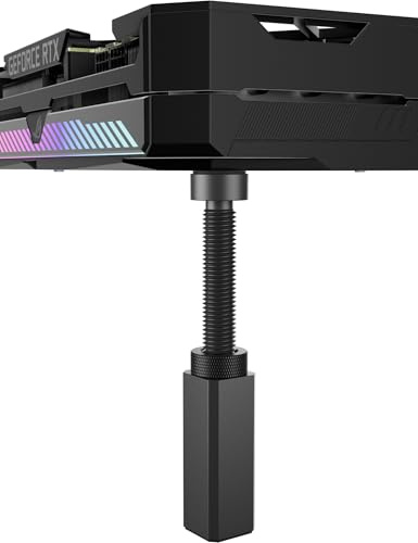 Grafikkarten Halterung GPU Halterung Grafikkartenhalterung M(50mm-80mm) | Aluminium GPU Halterung mit Magnet und Anti Rutsch Pads,Grafikkarten Halterung,Vertical GPU Mount,Höhenverstellbare