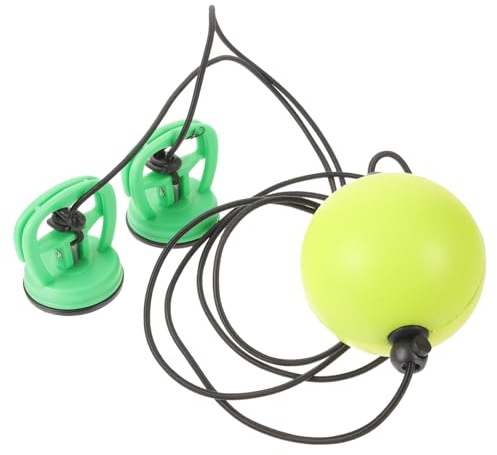 ibasenice Hochleistungs Speedball Trainingsball Pu Schaum mit Saugnapf Seilverstellung Boxball für Boxtraining Fitness und Schlaggeschwindigkeit