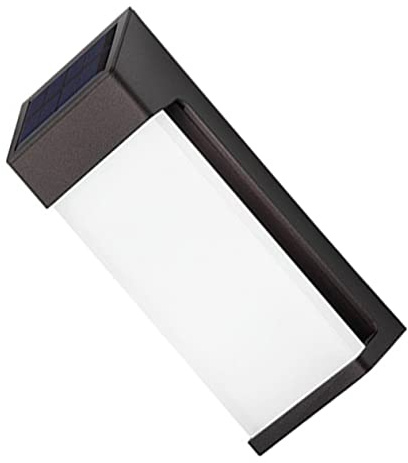 Toddmomy Solar Garden Wall Light Outdoor with Motion Sensor Solar Powered Led for Front Yard for Patio and Fence