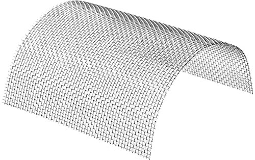 Drahtgeflecht aus Edelstahl 304, Drahtgeflecht aus Edelstahl 304, 4,5 mm Löcher, Robustes Metallgitter, 5 Maschen (5 Maschen, 1 x 8 m)