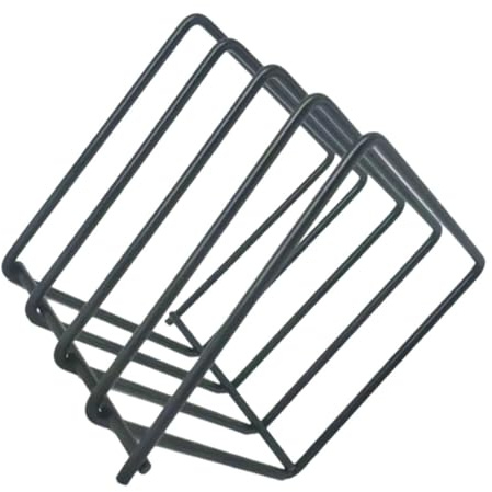 FUNNETOYU Soporte De Discos Vinilo Metal Negro Resistente Para Almacenamiento y Exhibición De Álbumes Soporte Compacto De Vinilo y Cd Organizador De Mesa Duradero y Estable