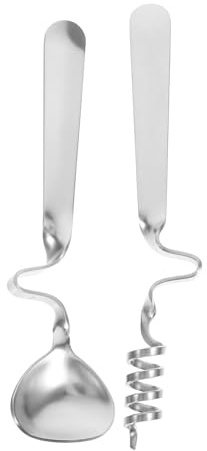 Cabilock Cuchara de Miel de Acero Inoxidable con Agitador y Diseño Colgante para Taza para Jarabe Postres y Bebidas