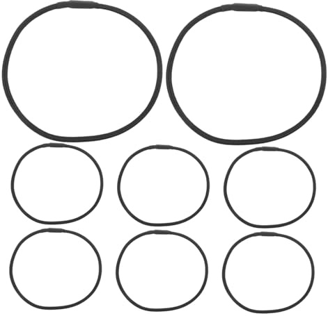 Hemobllo 8 pezzi Elastici Antivibrazione per Microfono in Gomma Resistente Anelli Antiscivolo per Supporto Shock Mount Sostituzione Facile per Condenser Mic Riduzione Rumore per