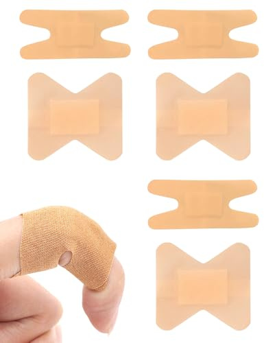 Donvuka 200 Stk Fingerkuppenpflaster, Pflaster Fingerkuppe für Fingerschutz bei Verletzung, Fingerpflaster Wasserfest Elastisch für Erste Hilfe, kleinere Schnitte, Hautfreundlich