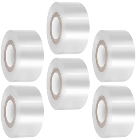 Homoyoyo 6 Rollen Selbstklebendes PE Veredelungsband 30mm X 100m Pflanzen Schutzfolie Flexibel Gasdurchlässig Langlebig für Pfropfen und Veredeln Von Obstbäumen