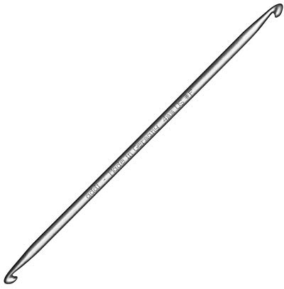 Addi tunesische Doppelhäkelnadeln 15 cm 4,50 mm - 1 Stück