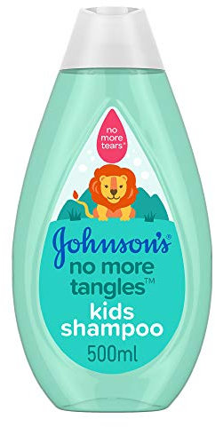 Johnson'S No More Tangles Kinder-Shampoo, hinterlässt das Haar weich, glatt und leicht zu kämmen, 500 ml (1 Stück)