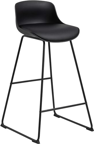 AC Design Furniture Tille barstol, PU, L: 49 x W: 43 x H: 94 cm, Paket med 2