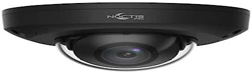 Noctis Pro 4MP Internal IP Network CCTV Mini Anti-Vandal Dome Camera With Motion Detection 15m IR and 2.8mm Fixed Lens - Black