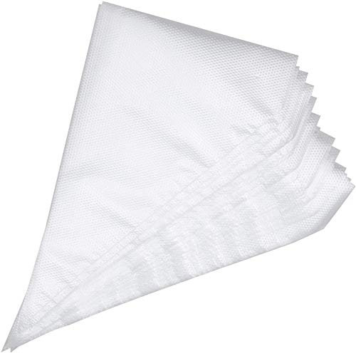200 bolsas pasteleras desechables pequeñas de plástico para glaseado, bolsas de cono para decoración de pasteles y postres (10.6 pulgadas)