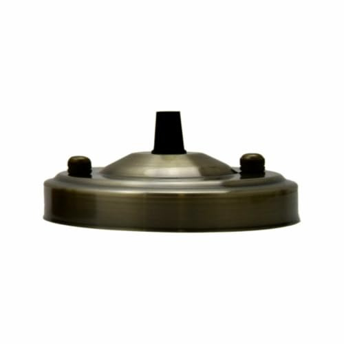LEDSone Deckenrosette für Hängelampen, 108 mm, grünes Messing, komplettes Set