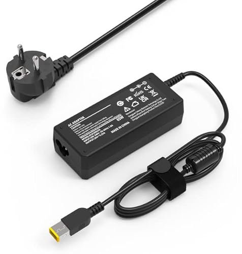 65W Laptop ladekabel 20V 3,25A Netzteil für Lenovo Thinkpad T440 T440s T450 T450s T460 T470 X250 X270 E570 G70 G710 Ideapad Flex 2 3 14 15 Yoga 11 11S, AC Adapter Ladegerät für Lenovo Notebook
