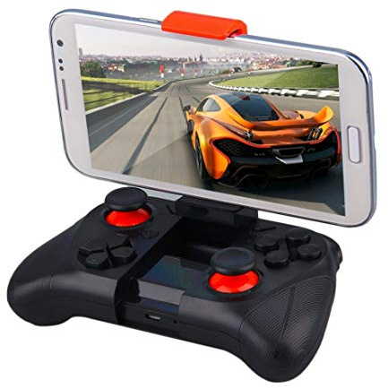 JJTTW AYSMG MOCUTE-050 Kabellose Bluetooth-Fernbedienung/Mini-Gamepad-Controller/Musik-Player-Controller für Android/iOS-Handy/Tablet (schwarz)