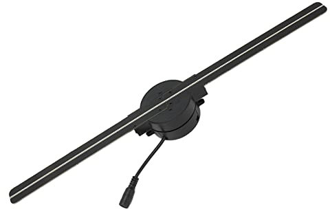 Projecteur WiFi Hologramme 3D, 224 Perles Lumineuses LED, Affichage de Projecteur Vidéo Holographique 1080P 16,5 Pouces pour Entreprises, Fêtes, etc.