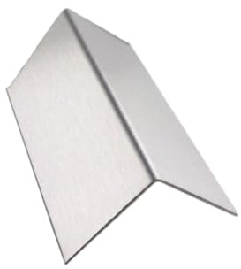 stahl-design-tebart Eckschutzwinkel als Kantenschutz aus 1,5 mm Edelstahl // Schenkelbreite: 30 mm + 30 mm // Länge: 1000 mmm- 100x3x3cm Top Kantenschutzprofil
