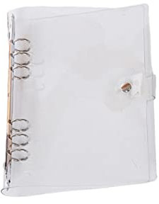 DIKACA 1stk Notizbuch Binder Notebook-hülle Notebooktasche Ordner Mit Losen Blättern Durchsichtiges Bindemittel Büroklammern Schnellhefter Notizbücher A5 Mappe Loses Blatt