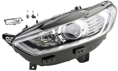 Johns, Scheinwerfer Halogen Front passend für Ford Mondeo V 14 09/14- H7 H15 Links + Nebelscheinwerfer + Leuchtmittel
