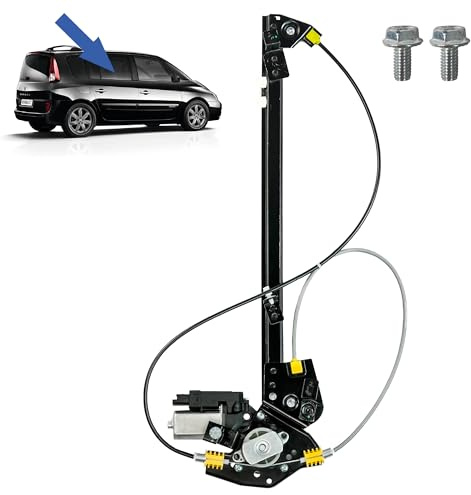 STARKIT PERFORMANCE Leve vitre compatible pour Espace 4 (2002-2014) AVEC MOTEUR CONFORT, ARRIÈRE DROIT (arrière du passager) 8200017910, 8200485233