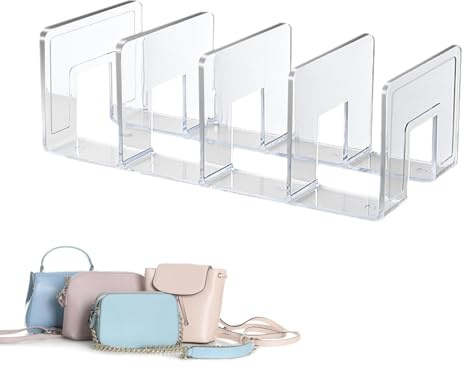 Transparente Acryl Regaltrenner Handtaschen Aufbewahrung Schrankregaltrenner Und Organizer Transparenter Schrank Organizer Für Schlafzimmer Schränke Bücherregal Küchenschrank