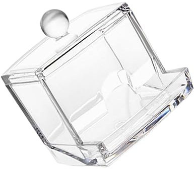 BUGUUYO Acrylic Pet Food Dispenser Refillable Feeder Hut for Hamster Pet Food Storage Container