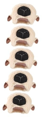 GETAJGHSD 5stücke Plüsch Schaf Ohr Für Cosplay Lustige Kopfdekoration Für Halloween Weihnachten Und Bühnenaufführungen Und Hält Kopf Und Ohren Warm