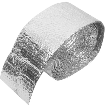 jojofuny Thermal Insulation Film Roll Reflective Foil Insulation for Homes Cars Greenhouses Roofs
