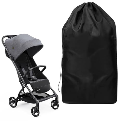 SXCCNW Kinderwagentasche Flugzeug, Kinderwagen Schutzhulle Flugzeug | Kinderwagen Transporttasche Stroller Travel Bag for Airplane Schwarz