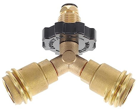 FUNOMOCYA Verteiler Für Tank Y-Adapter Für Grill Campingzubehör Propangas-anschluss Verteiler Für Brenner