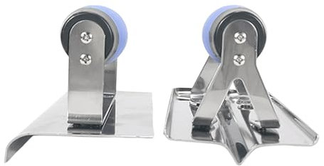 Truelle d'angle intérieur/extérieur en acier inoxydable lisse avec poignée ergonomique confortable pour le nettoyage des murs